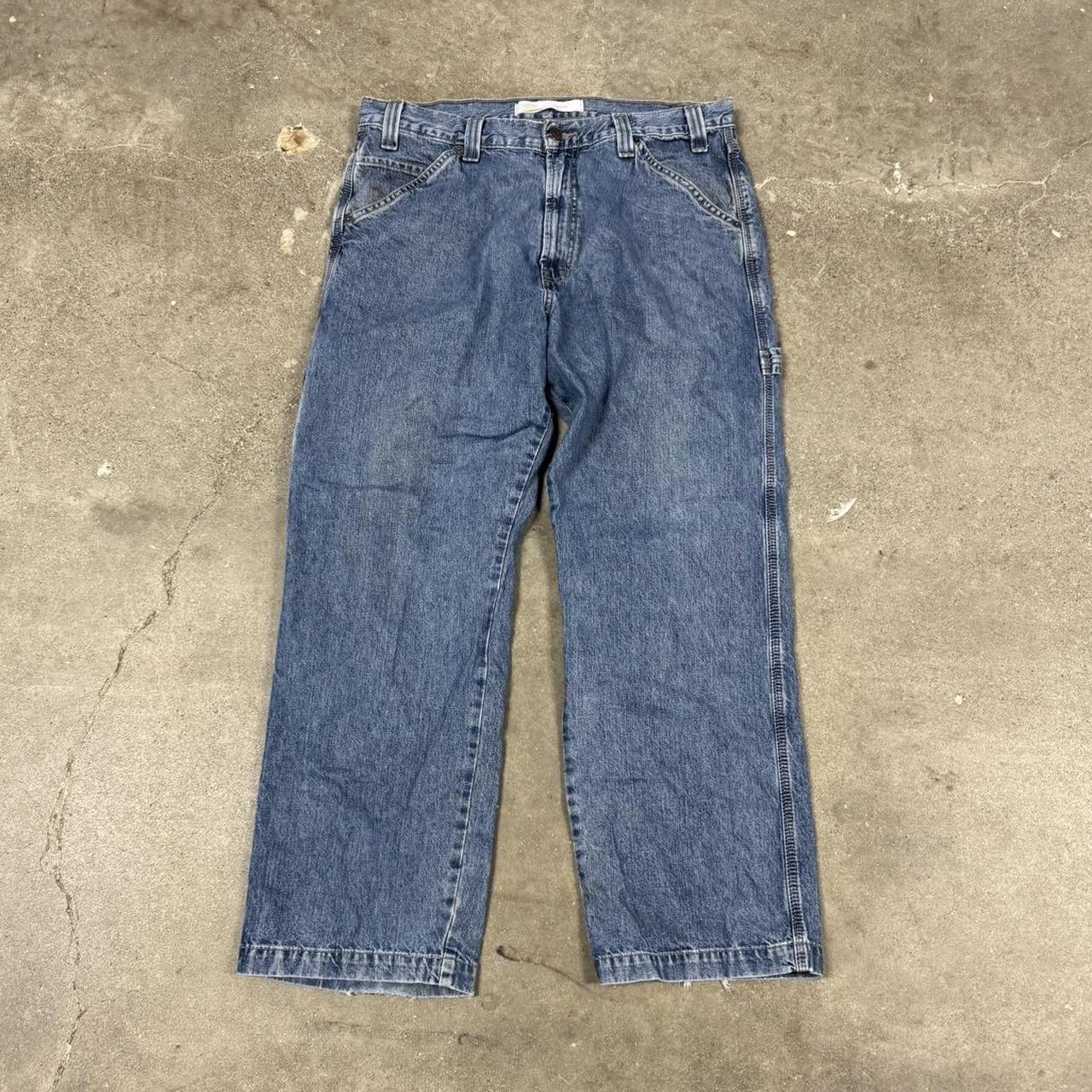 Vintage Y2K Levi’s carpenter jeans painter pants... - Depop