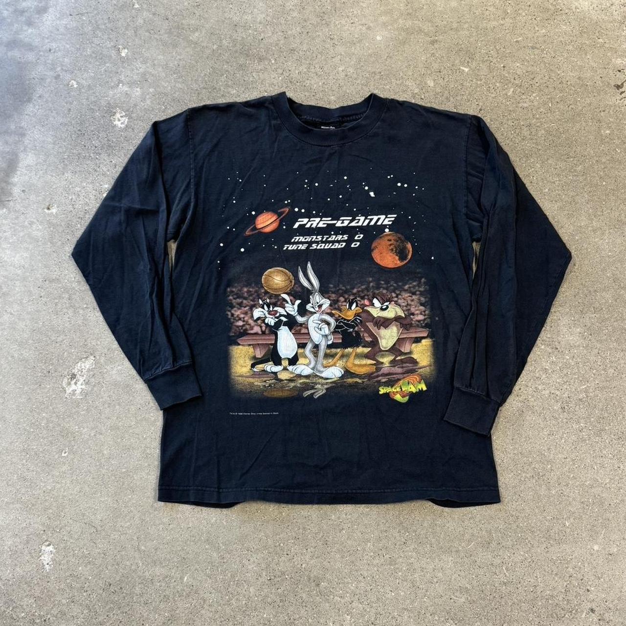 Vintage 2024 90s Space Jam Movie Promo Tee Shirt