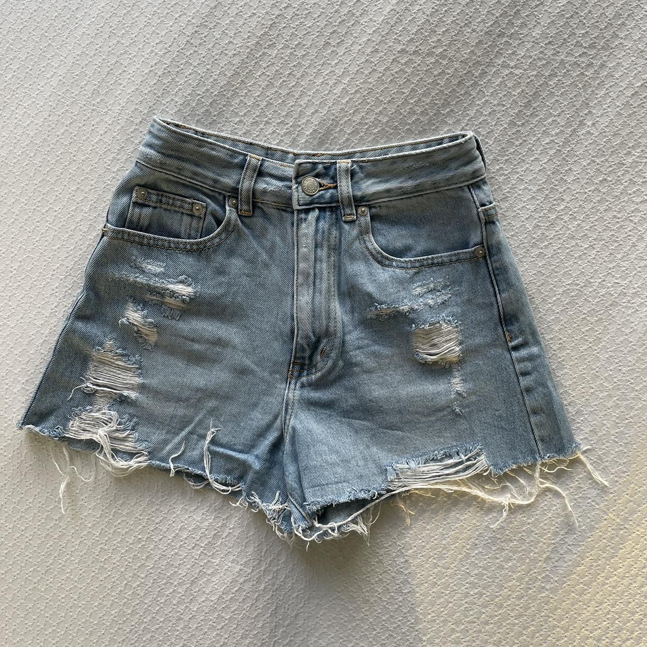 the perfect length denim shorts brand: glassons in... - Depop