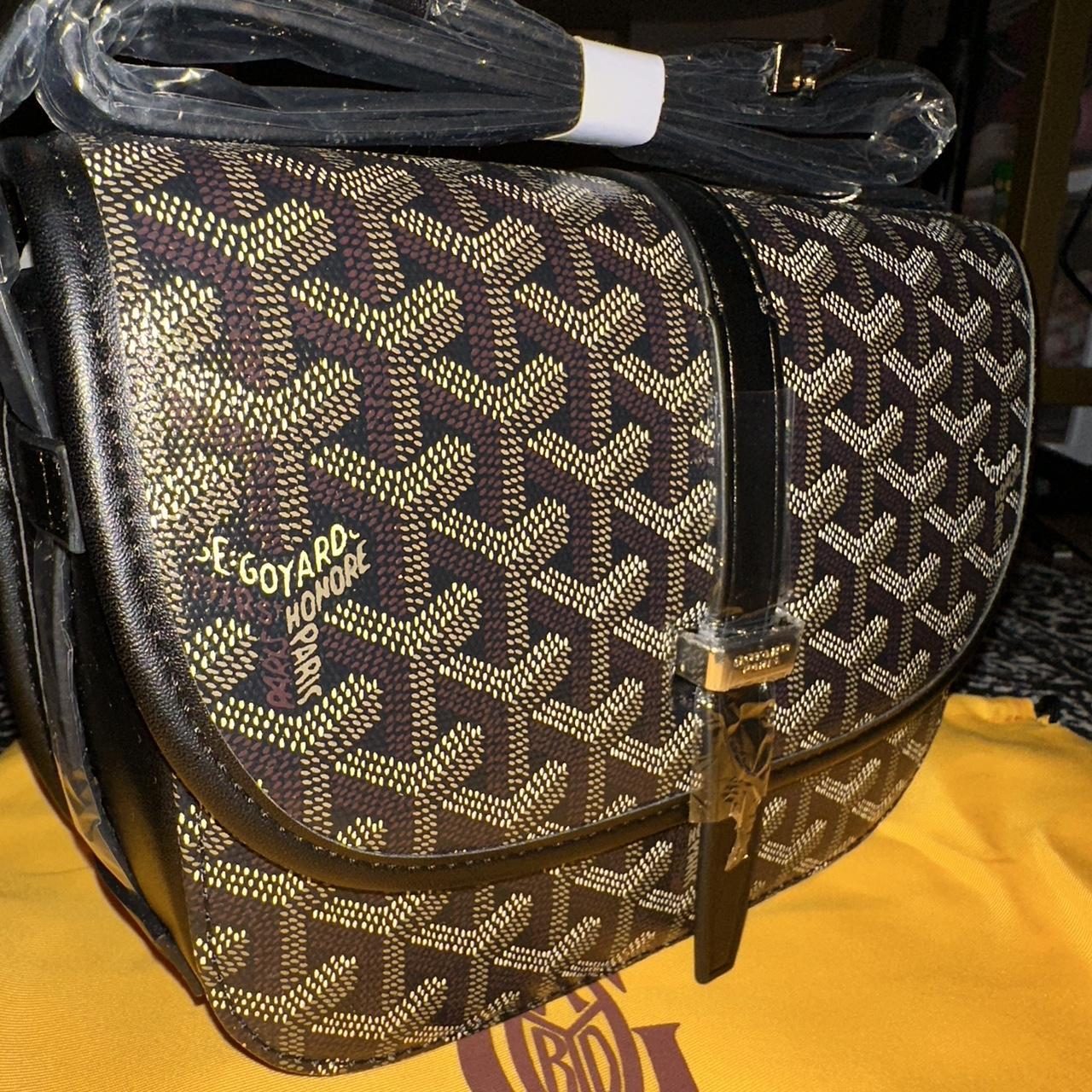 Goyard Men's Black Bag | Depop