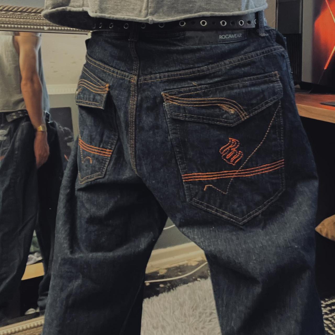 Baggy Rocawear Jeans W:36 - Depop
