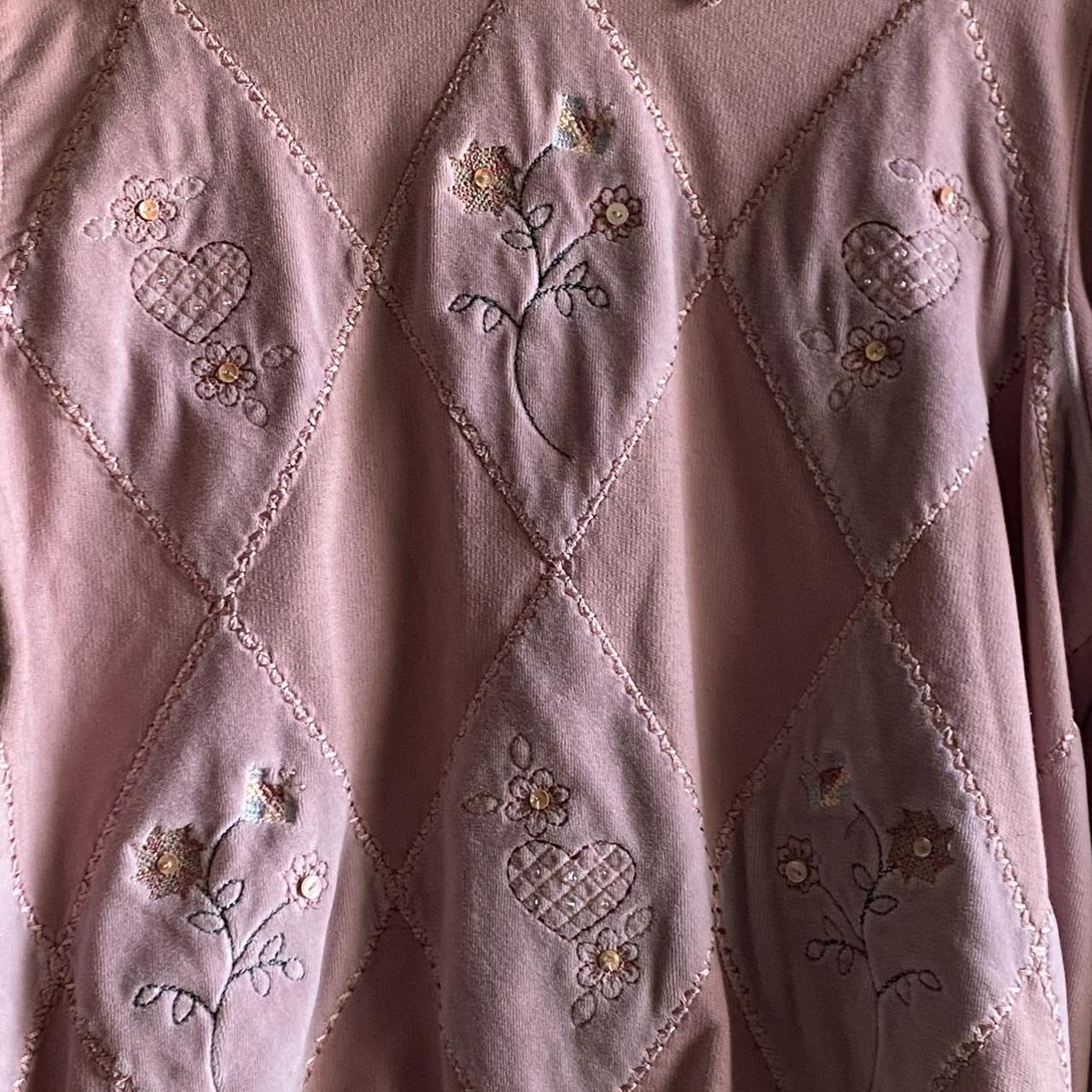 Alfred Dunner Women's Pink Sweatshirt (3)
