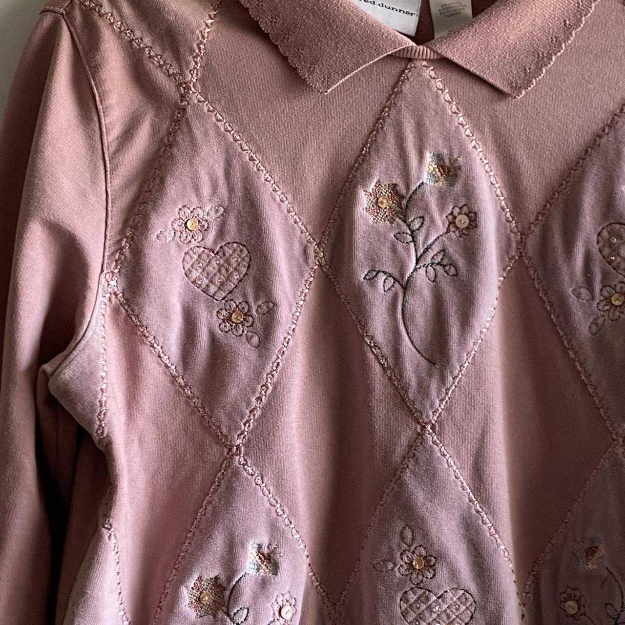 Alfred Dunner Women's Pink Sweatshirt (4)