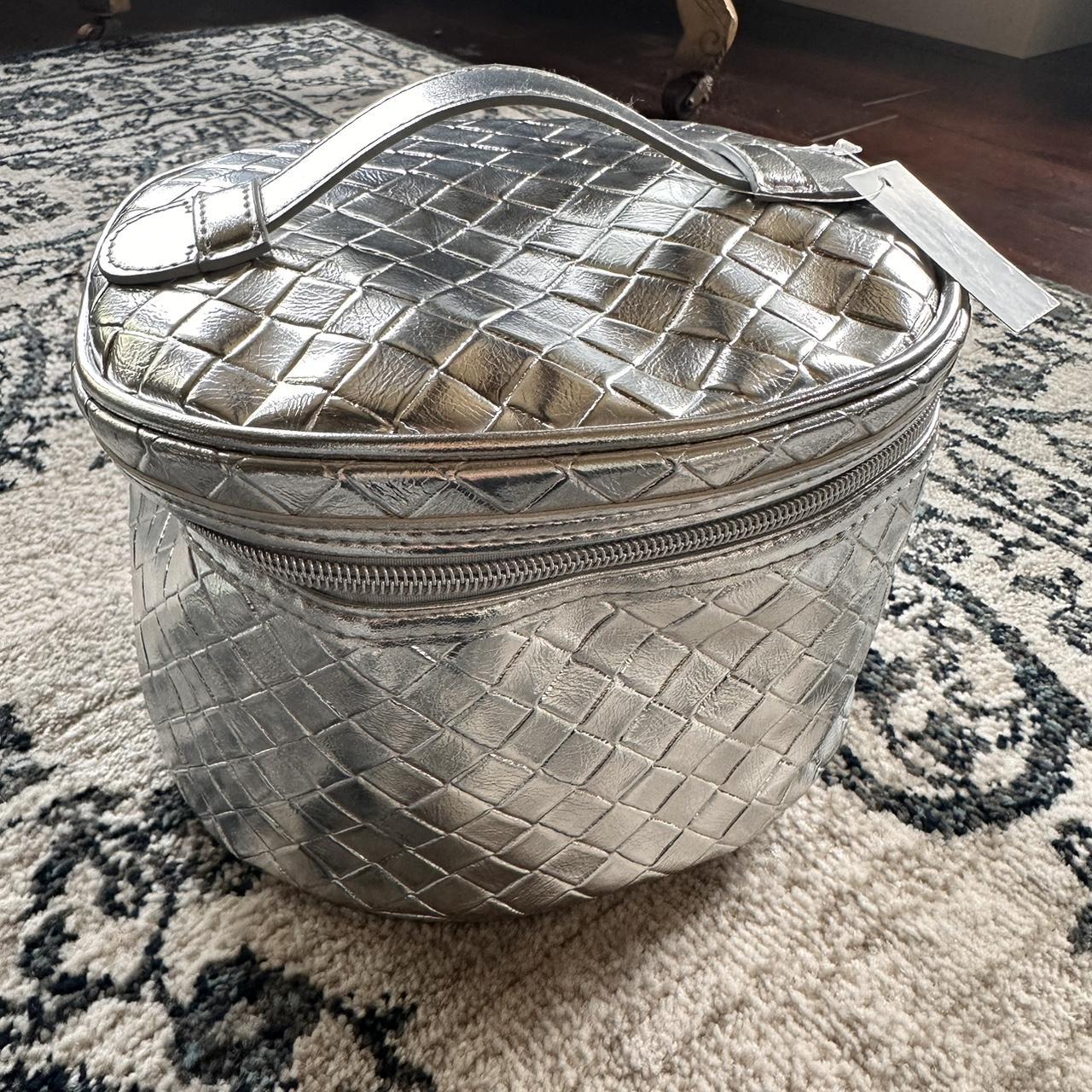Bloomingdale's Silver Makeup Bag Limited Edition... Depop