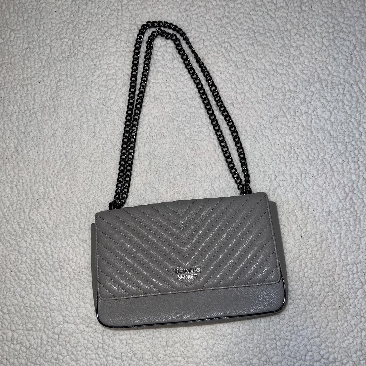 Authentic Victoria's Secret Crossbody bag Grey - Depop