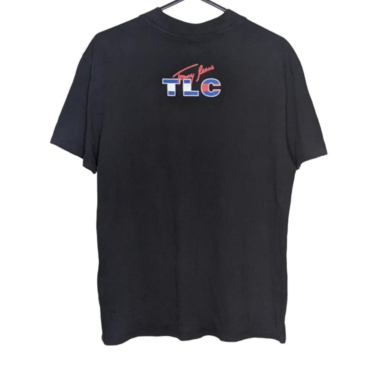 Tommy Hilfiger Men's Black and White Tshirt Depop