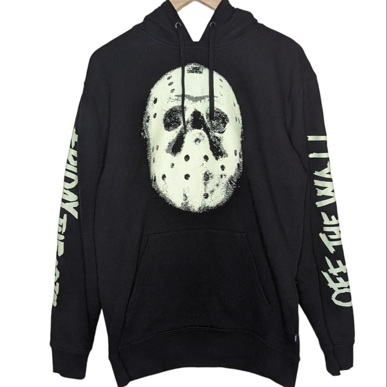 Vans X Friday the 13th hoodie size M Jason Voorhees... - Depop