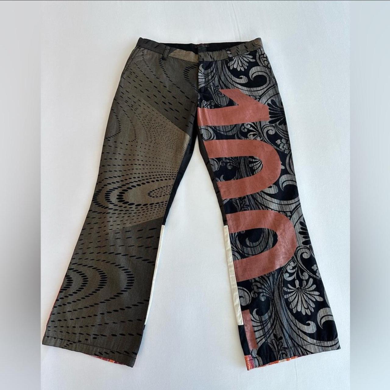 Diesel geometric-pattern straight-leg Trousers - Farfetch