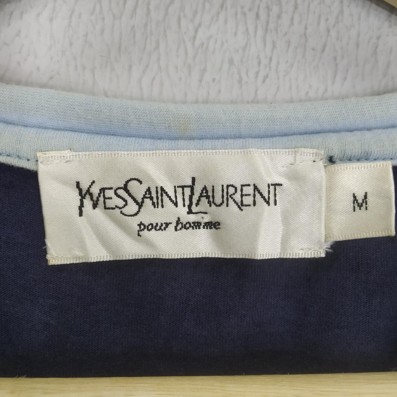 Yves Saint Laurent pour homme ロゴ スウェット Vintage Yves Saint Laurent Pour Homme Multicolor Embroidered