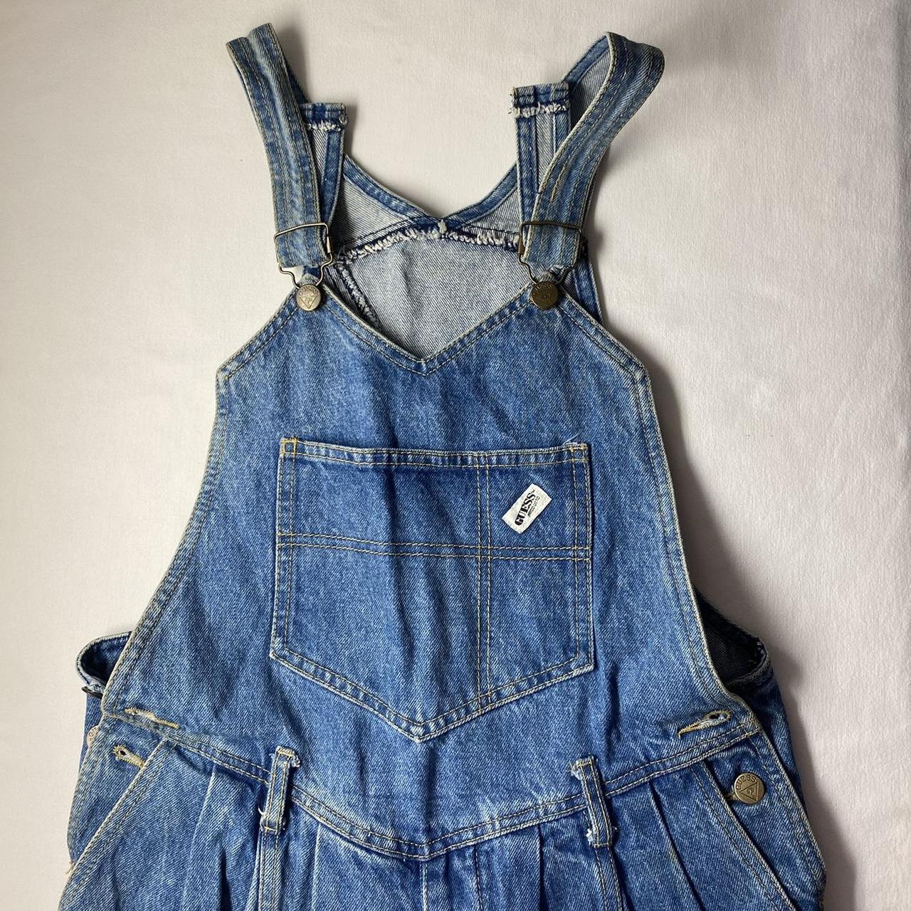 Vintage Guess overalls Great condition other than... - Depop