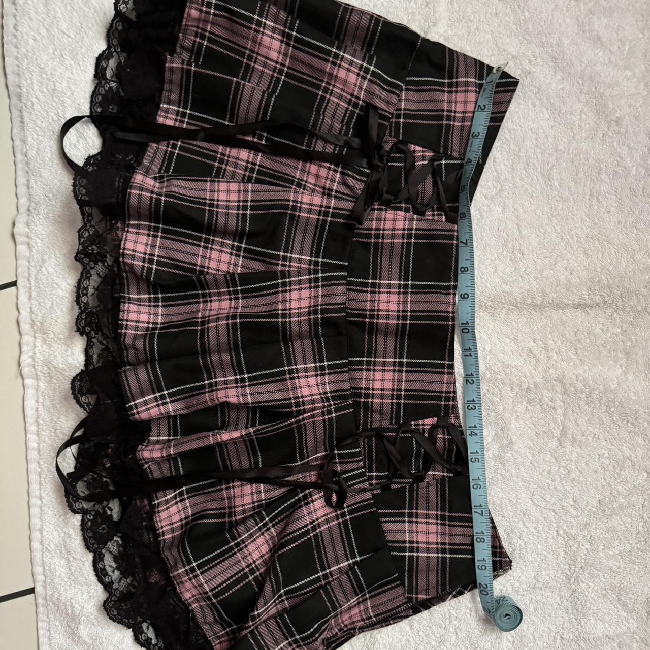 Dolls Kill Widow charm school dropout skirt - Black... - Depop