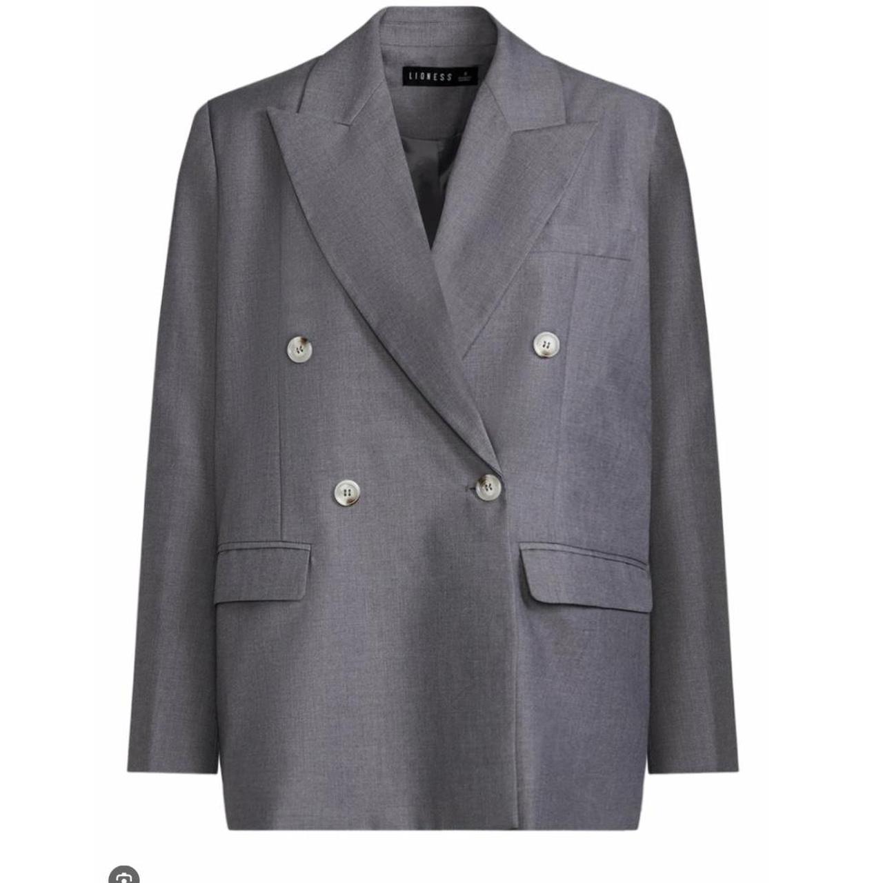Lioness Brentwood blazer in slate grey also Depop