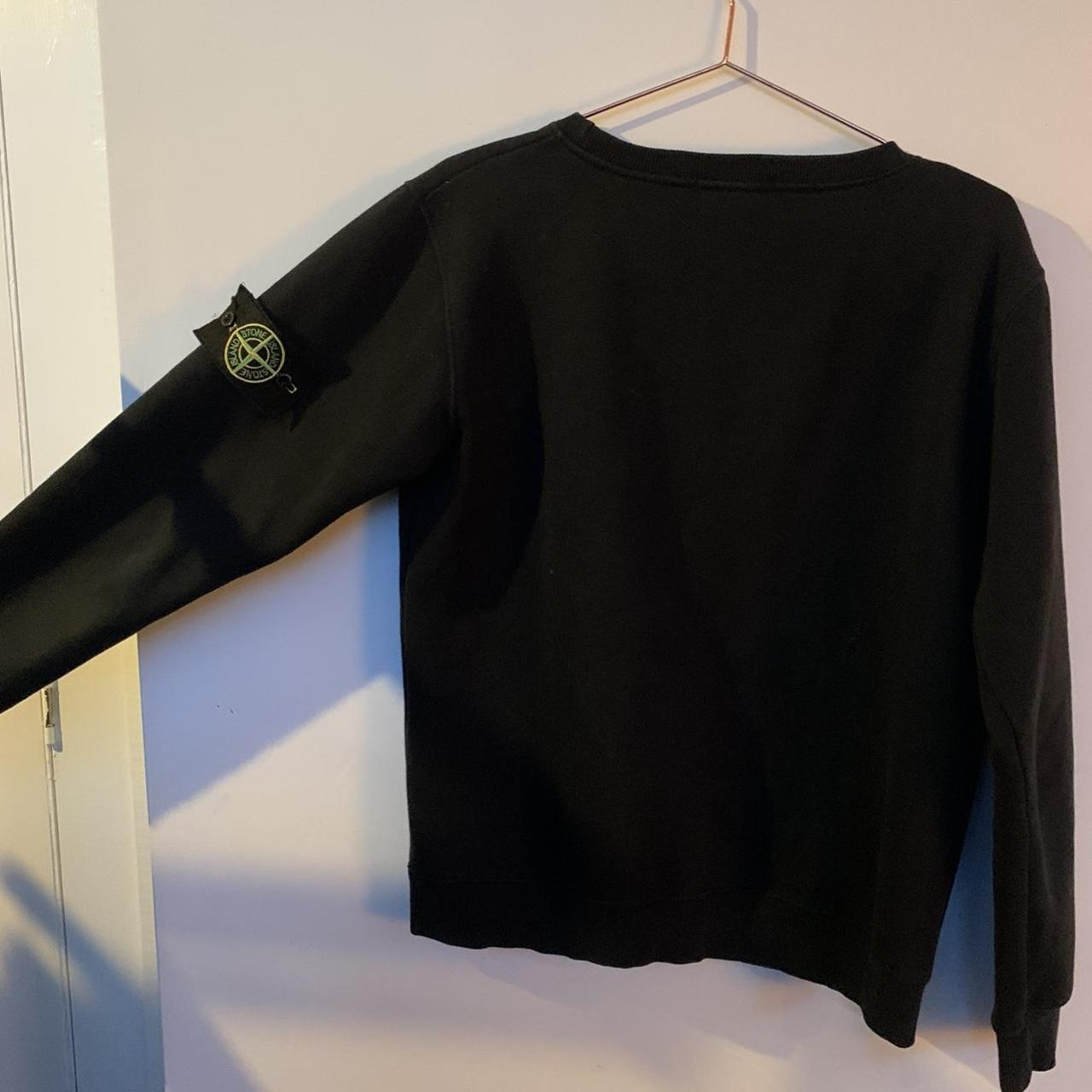 FAKE Black stone island jumper Perfect condition... Depop