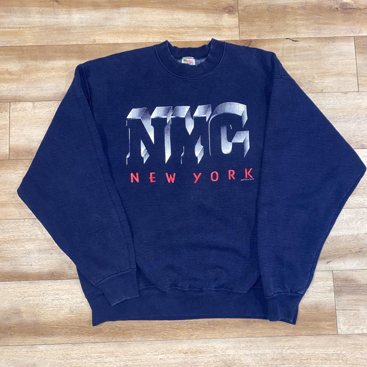 Vintage New York GIANTS Hoodie Tag- Fruit of the - Depop