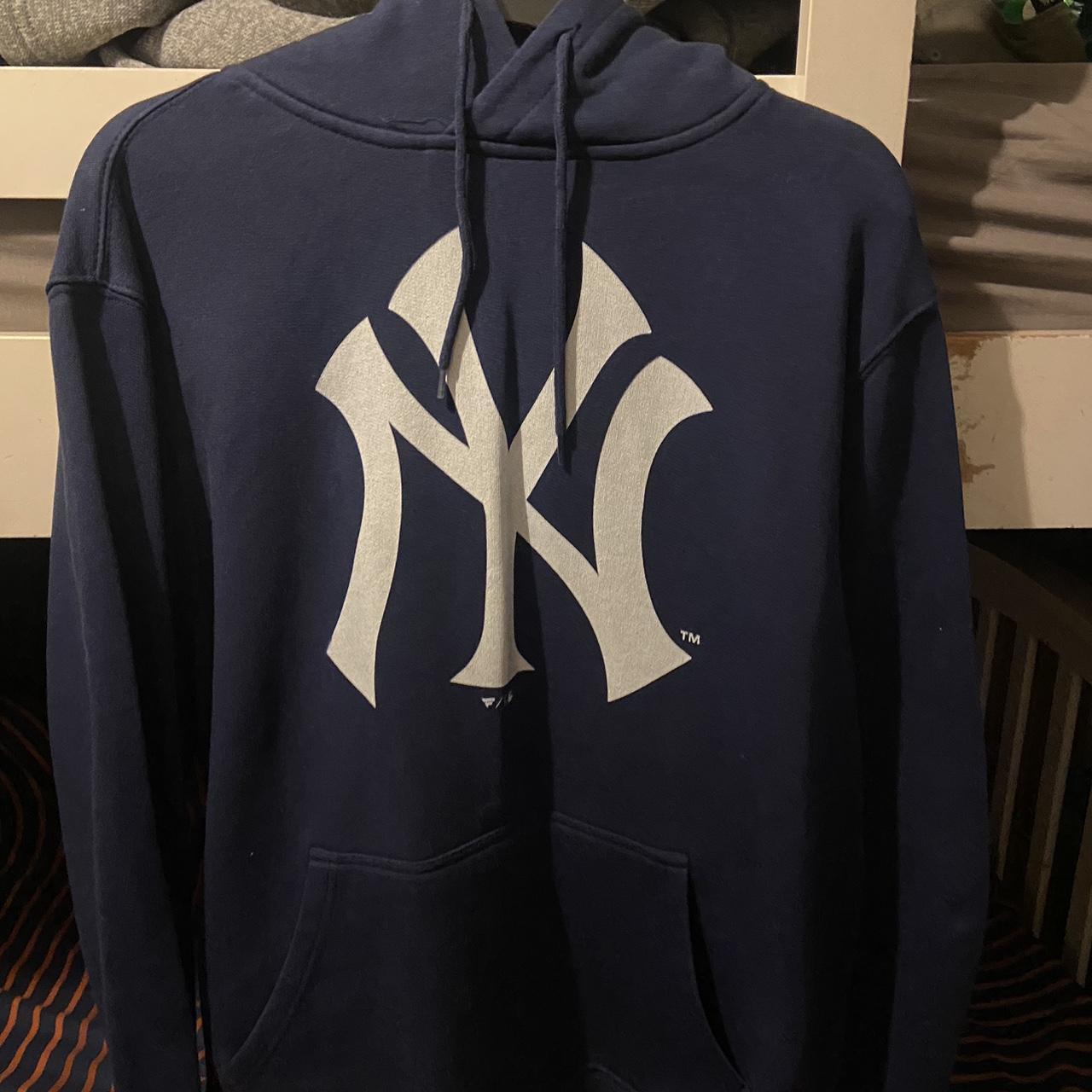 XXL New York Yankees blue hoodie. Perfect... - Depop