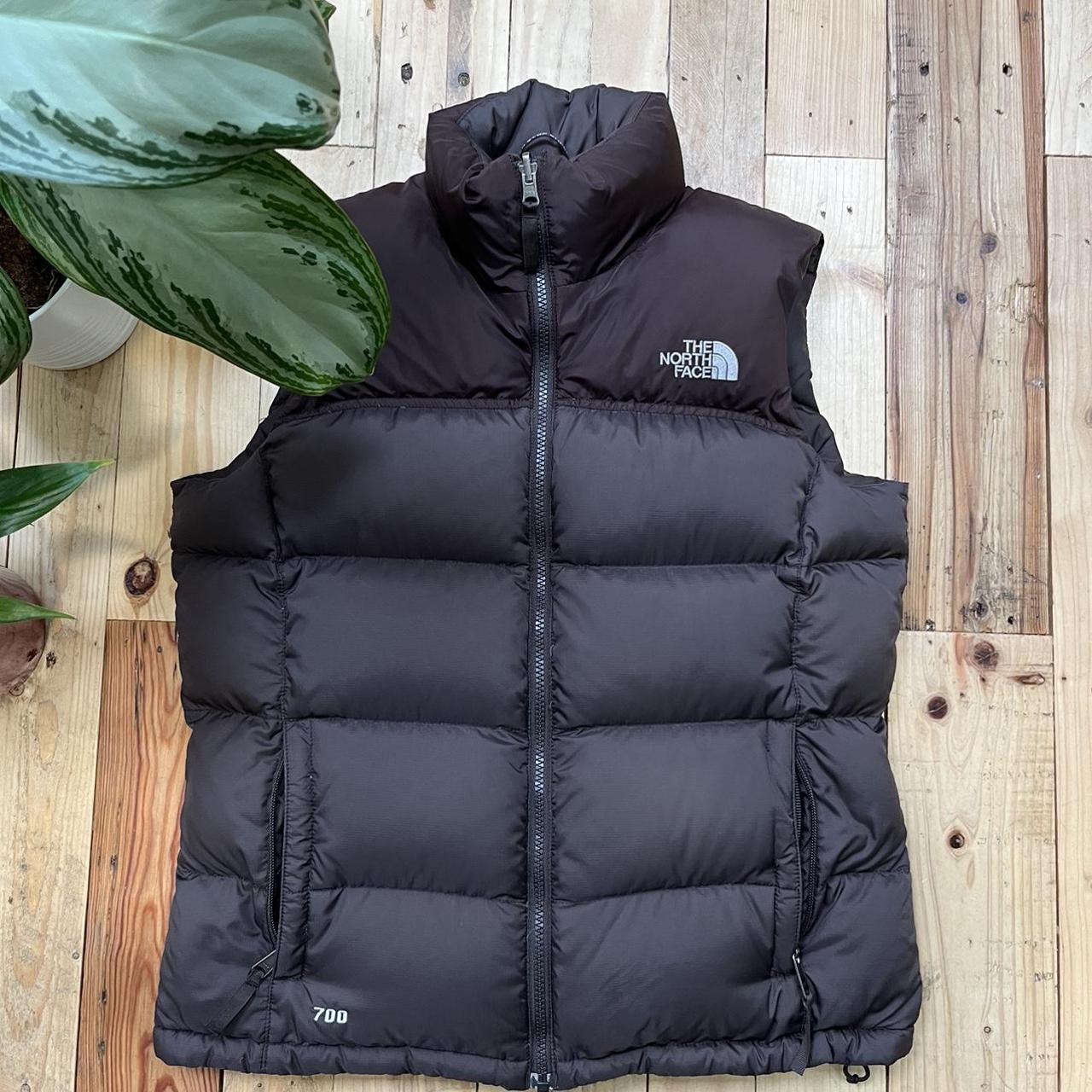 The North Face Women’s Brown 700 Nuptse Gilet. .Size... - Depop