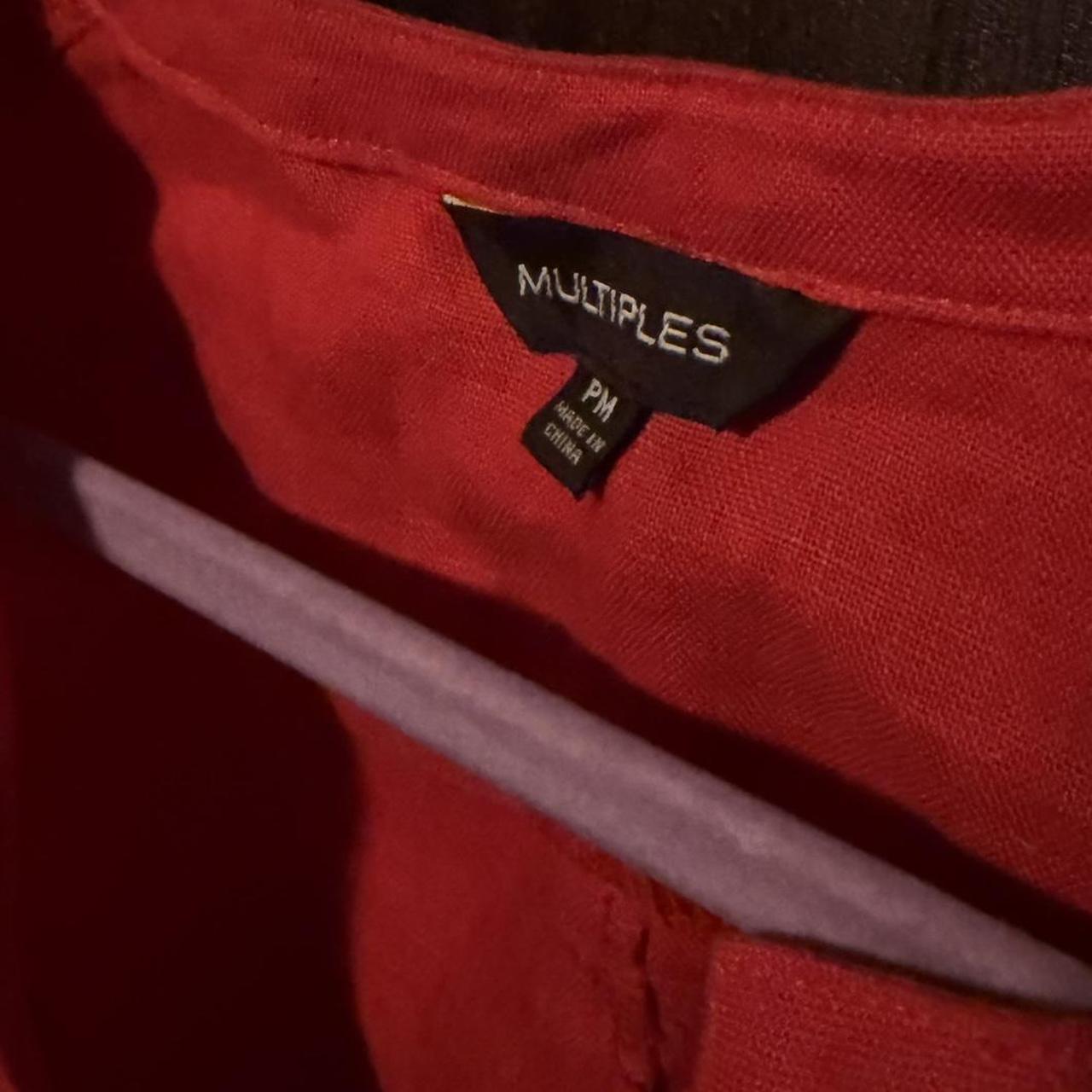 Multiples Women's Lightweight Jacket - Red/Orange… - image 2