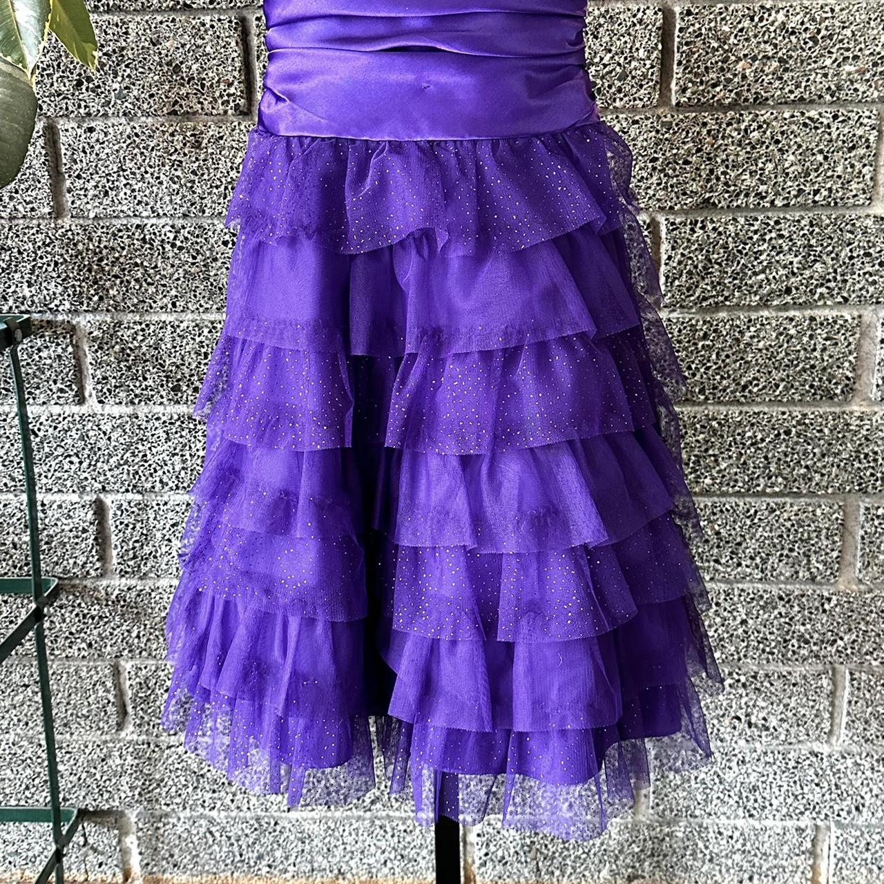 Princesscore Homecoming Prom Tiered Tulle Dress... - Depop