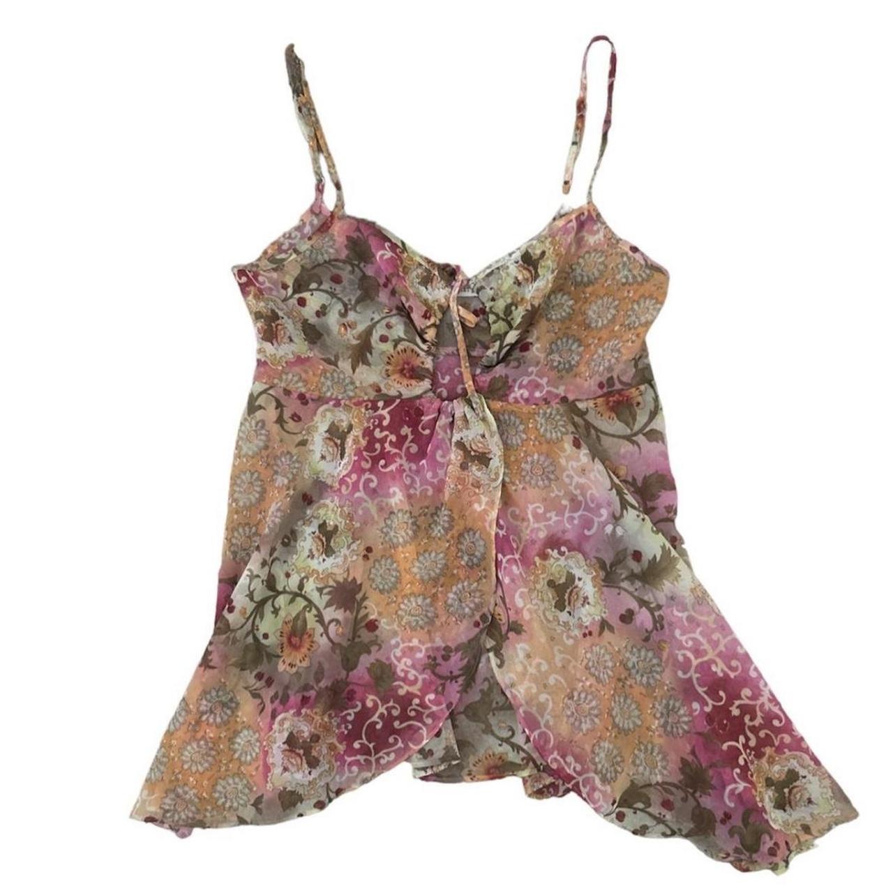 Victoria secret floral sheer cami. It’s beautiful... - Depop