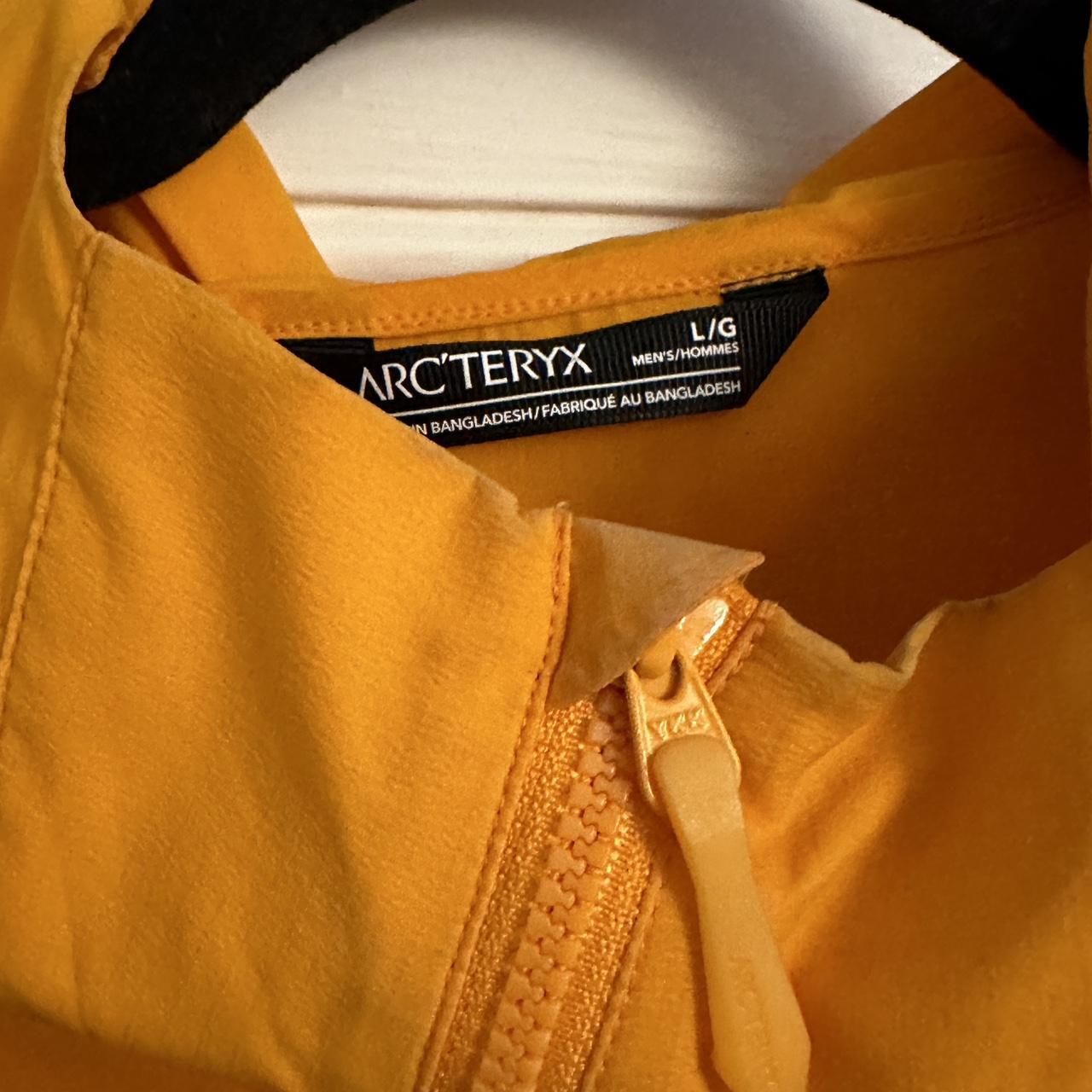 Arc’teryx windbreaker Orange men’s size large... - Depop