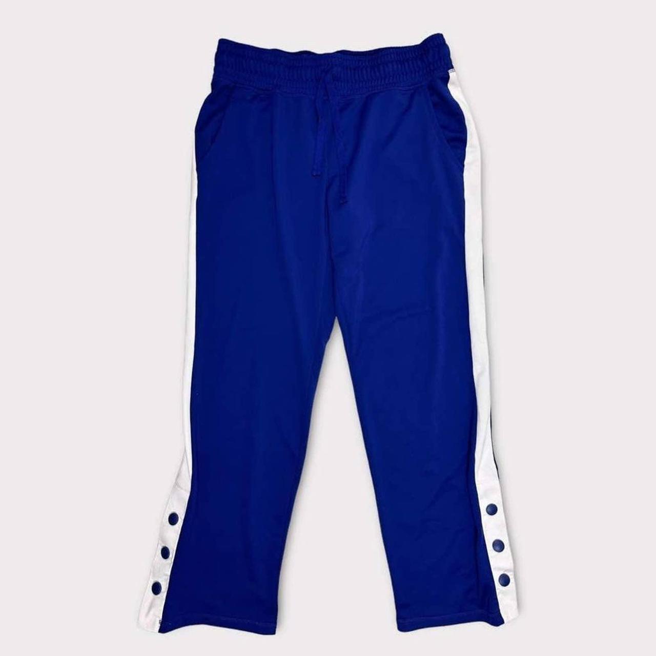 Xersion Joggers Blue and White Size Women's Large - Depop