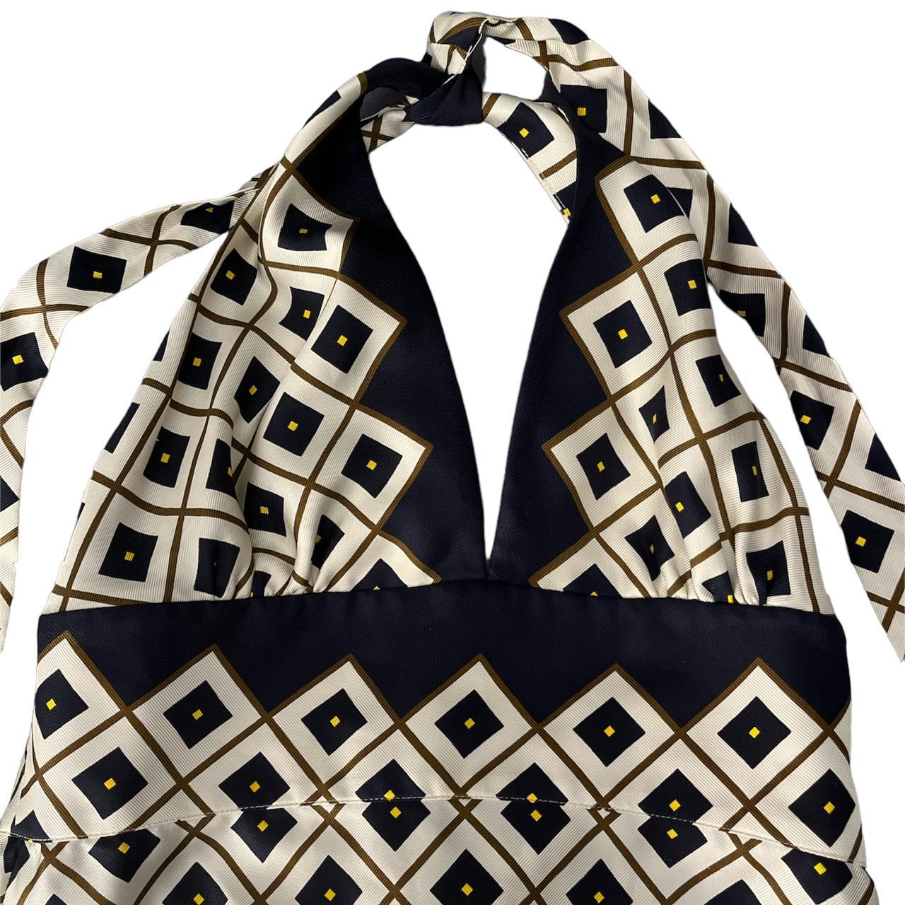 J.Crew Women's Navy and Khaki Vest Depop