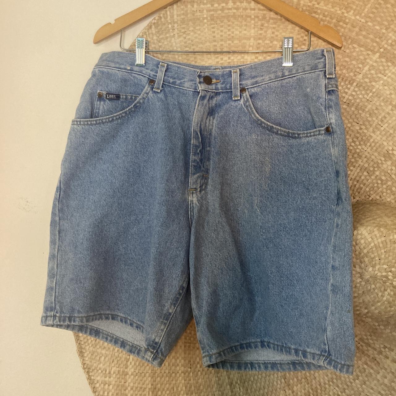 lee jorts 100% cotton #lee #denim #jorts #jeanshorts - Depop