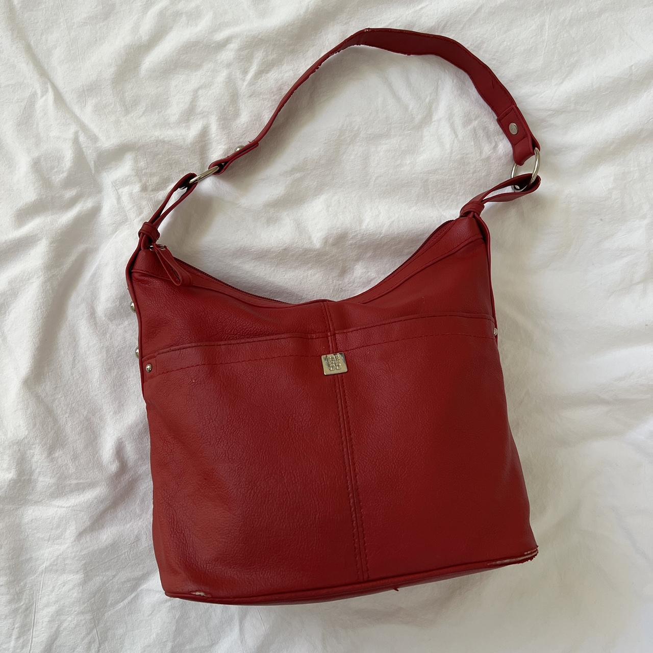 SUPER cute little red bag With dainty asf silver... - Depop