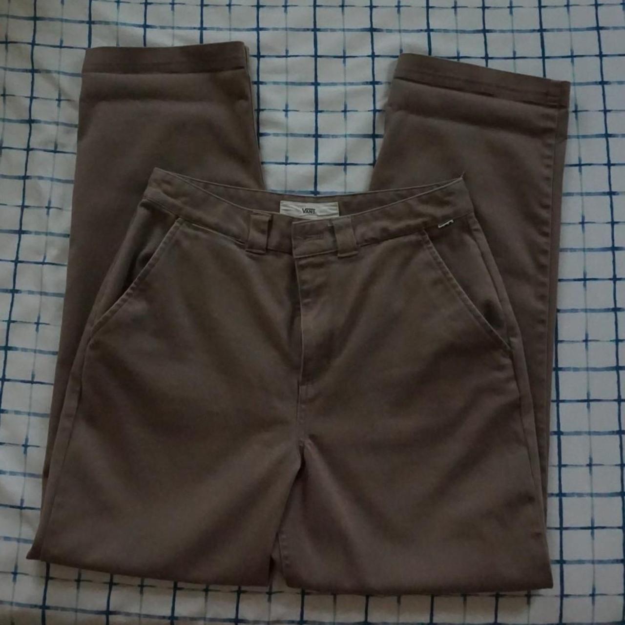 Vans Khaki Pants Love these so so much, but they... Depop