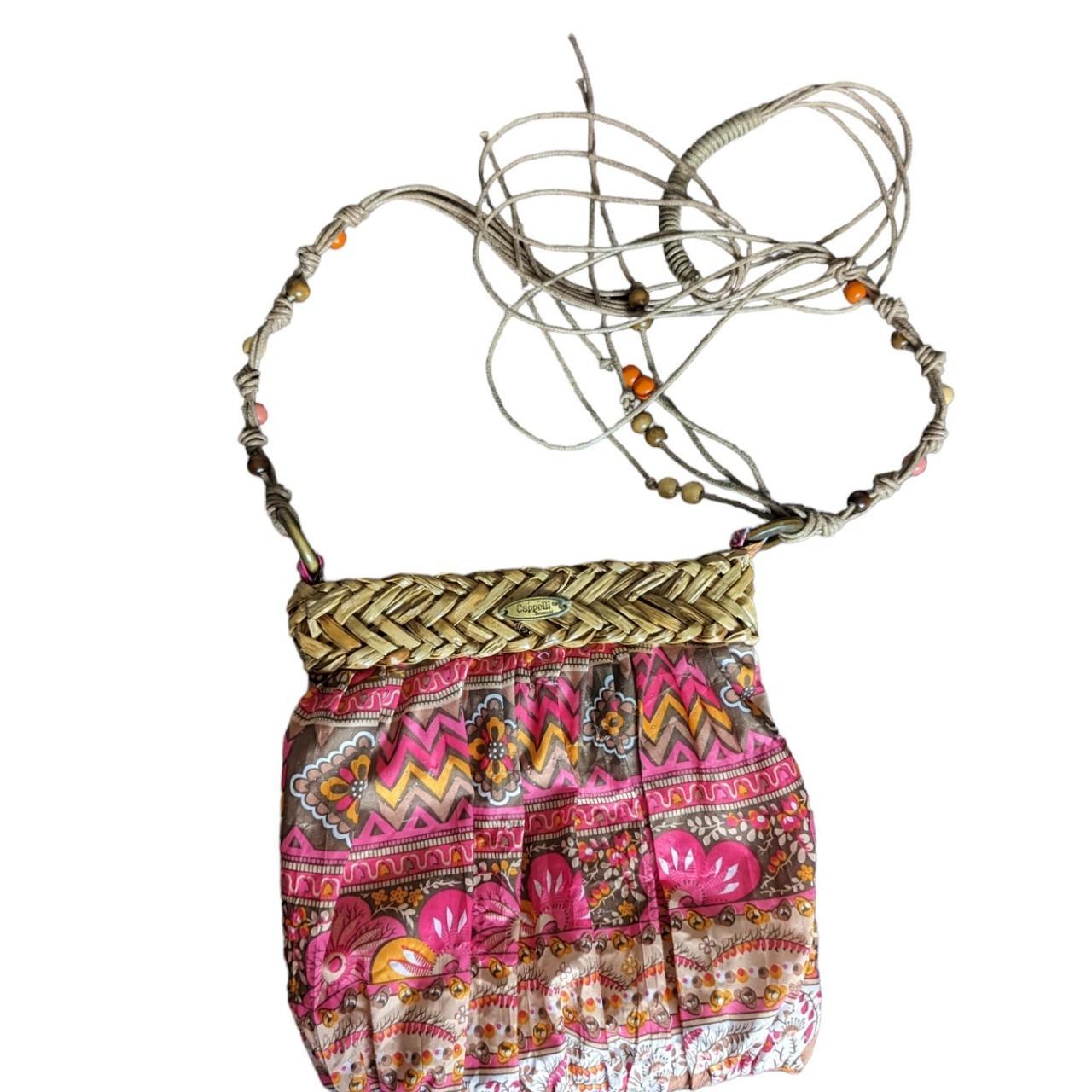 Cappelli Straworld Small Boho Tassel Beaded Fabric Depop