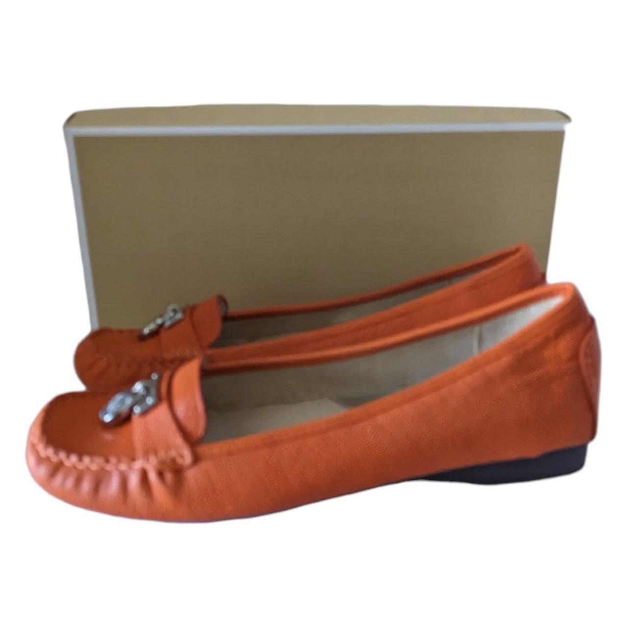 Michael kors store loafers womens orange