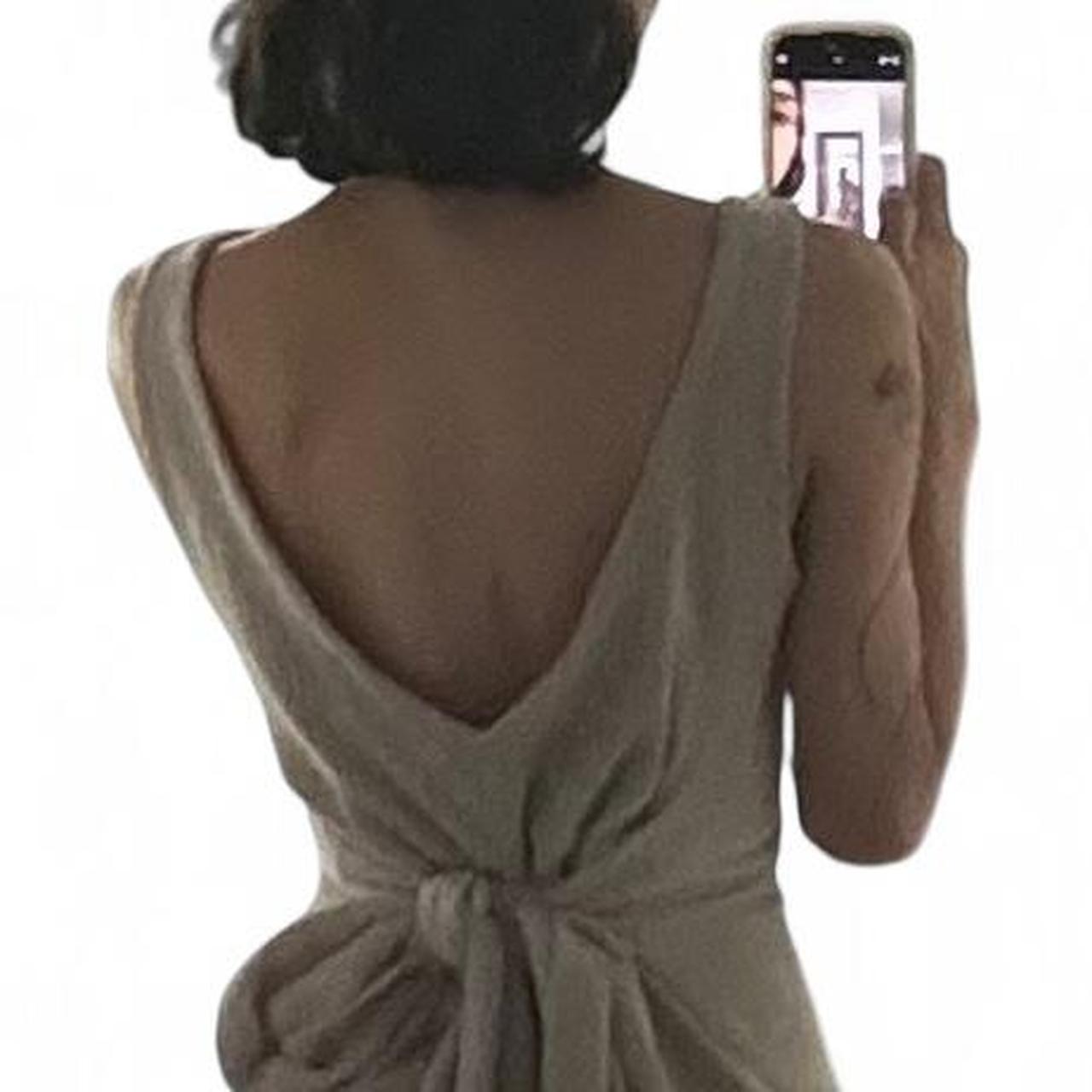 Paloma Wool Women's Dress - Tan/Cream - XS – Paloma wool floor-length maxi dress w/slit. Stretchy …