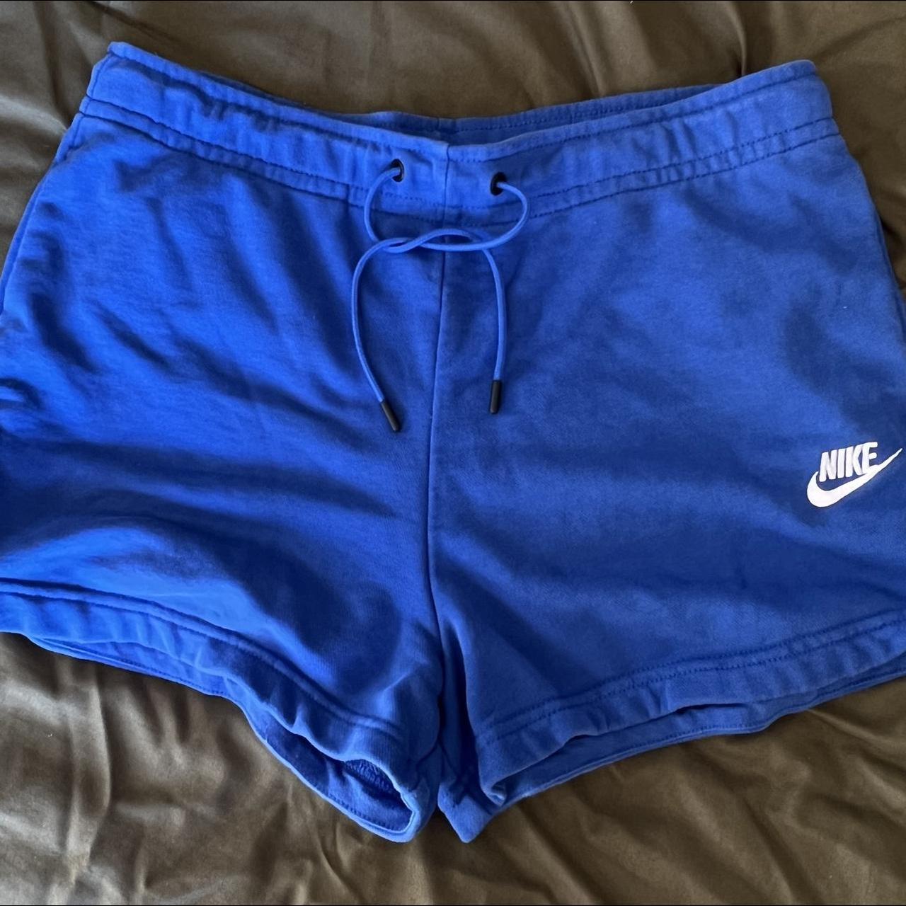 university blue nike shorts