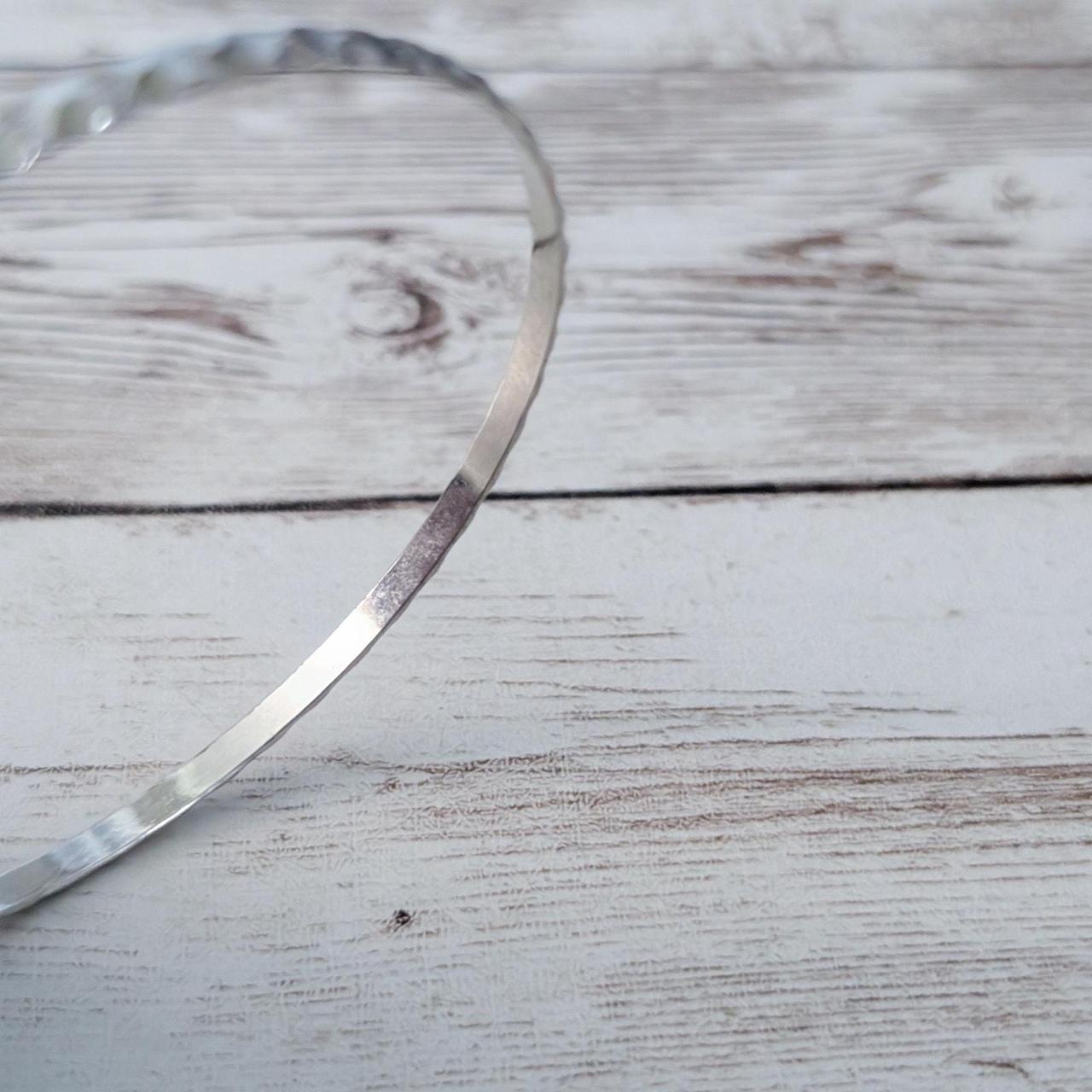 Women's Bracelet - Silver – Patterned Silver Tone… - image 4