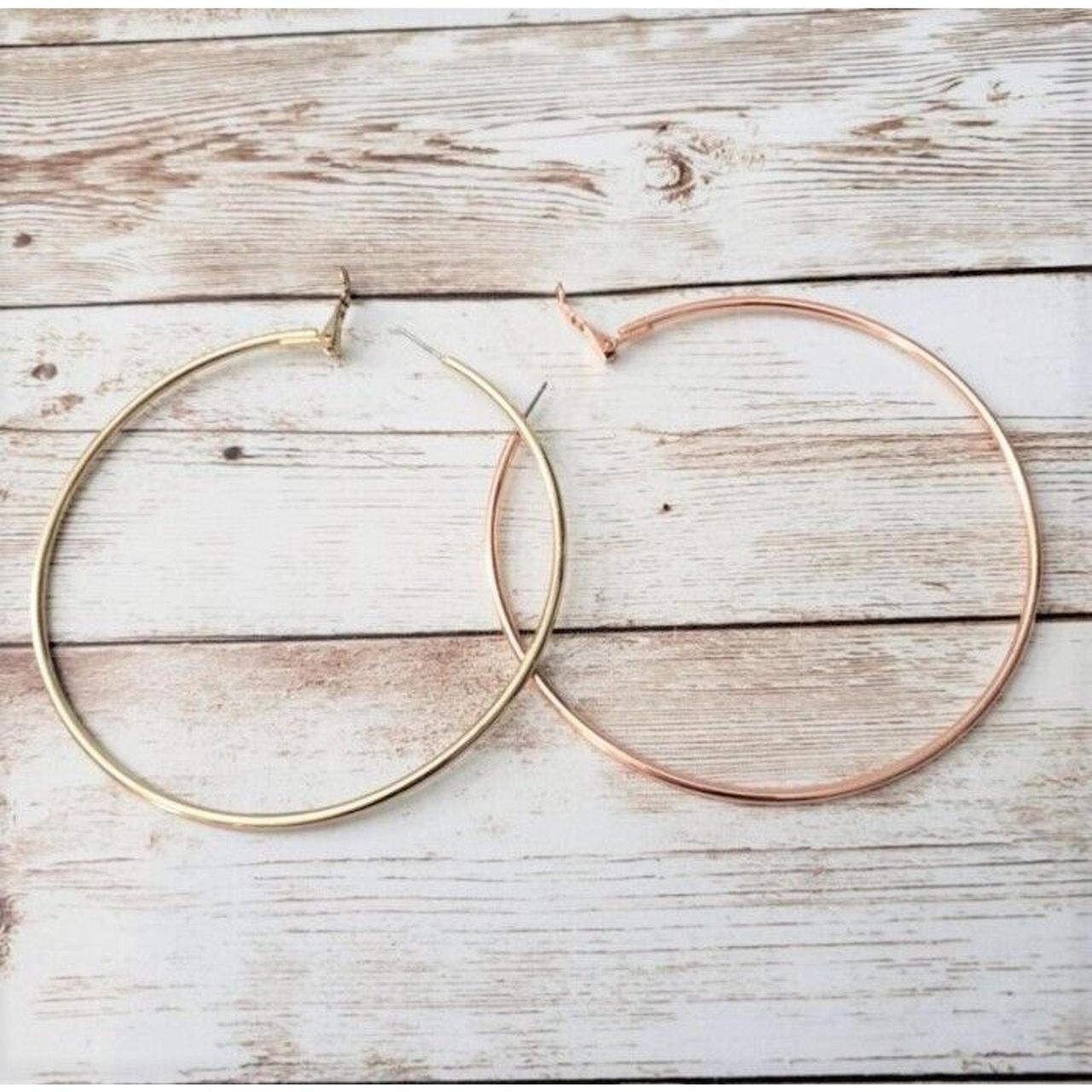 Women's Earrings - Multi – Extra Large Multi Tone… - image 1