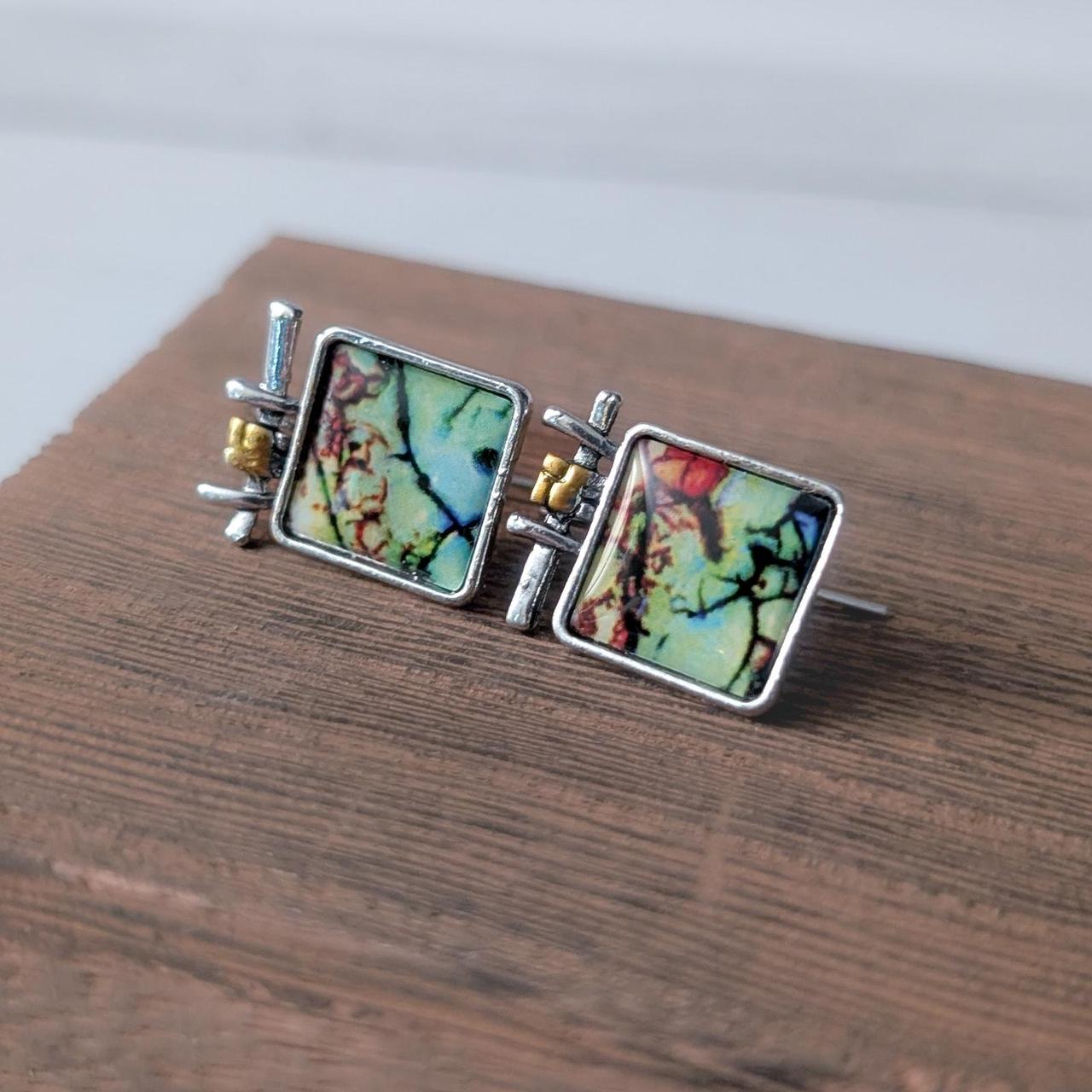 Women's Earrings - Multi – Statement Hook Dangle … - image 3