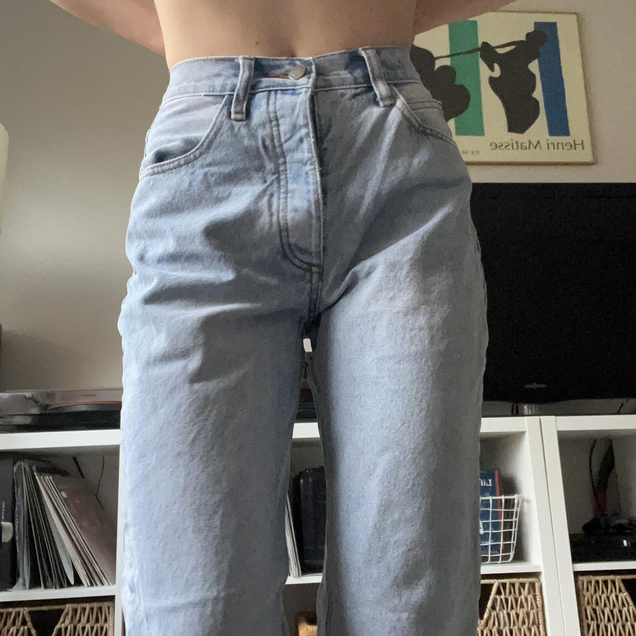 Brandy button front mom jeans!! Most comfy jeans... - Depop