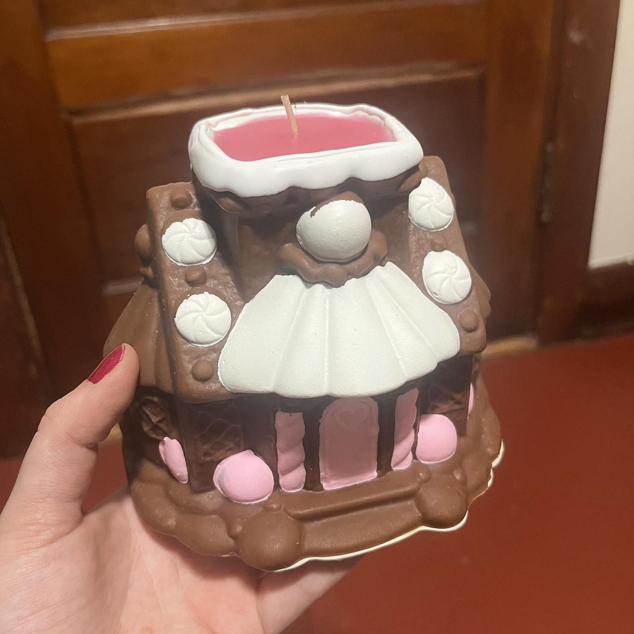 Vintage Avon gingerbread house candle. New in box,... Depop