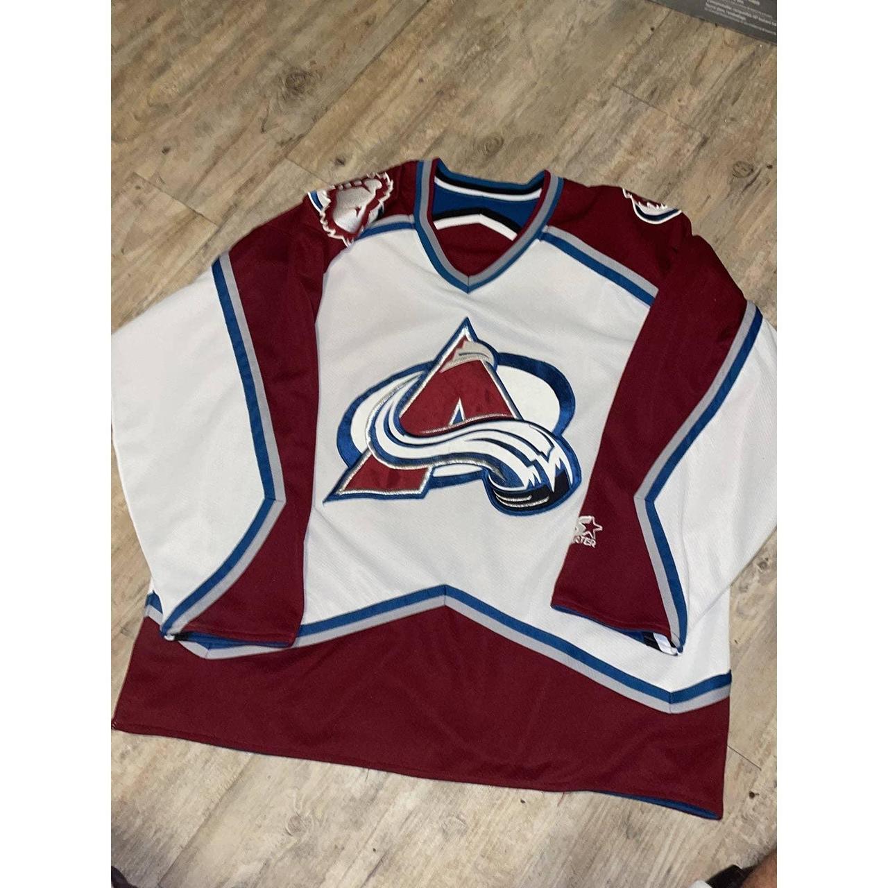 Colorado Avalanche Vintage Starter Hockey Jersey L 