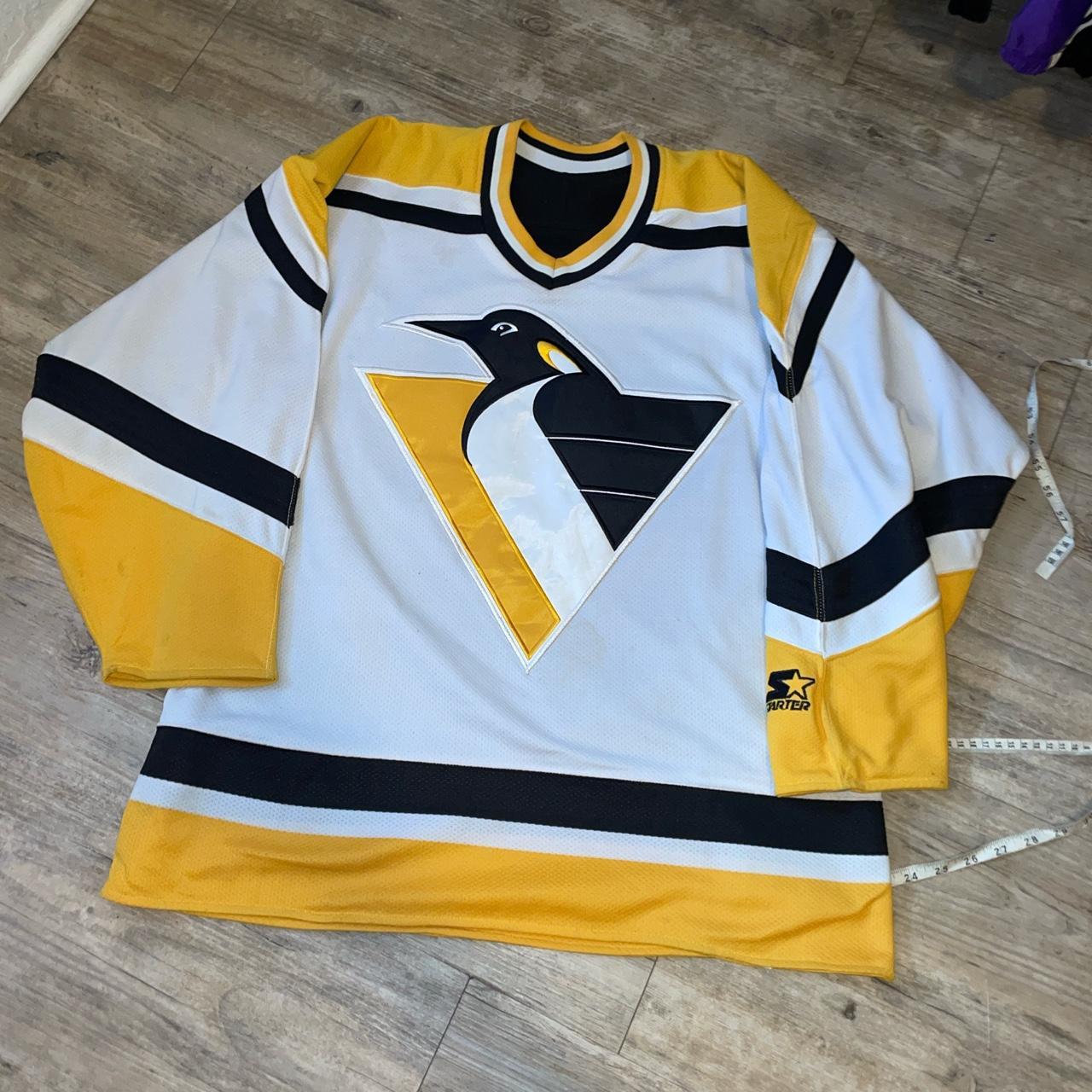 Vintage 1990s Pittsburgh Penguins NHL Starter Hockey Jersey
