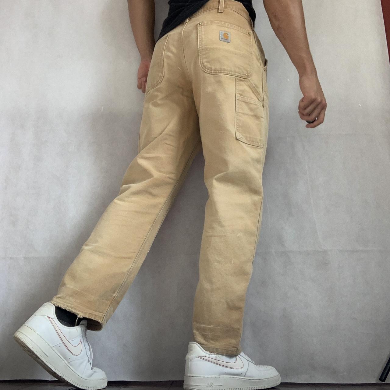 Carhartt Pants Grunge Y2K Gray Carhartt Work - Depop