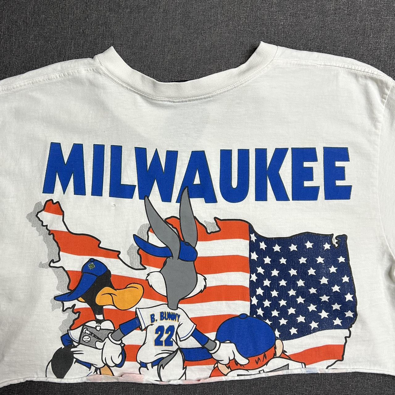 Tops  Vintage Looney Tunes Milwaukee Brewers Shirt Milwaukee