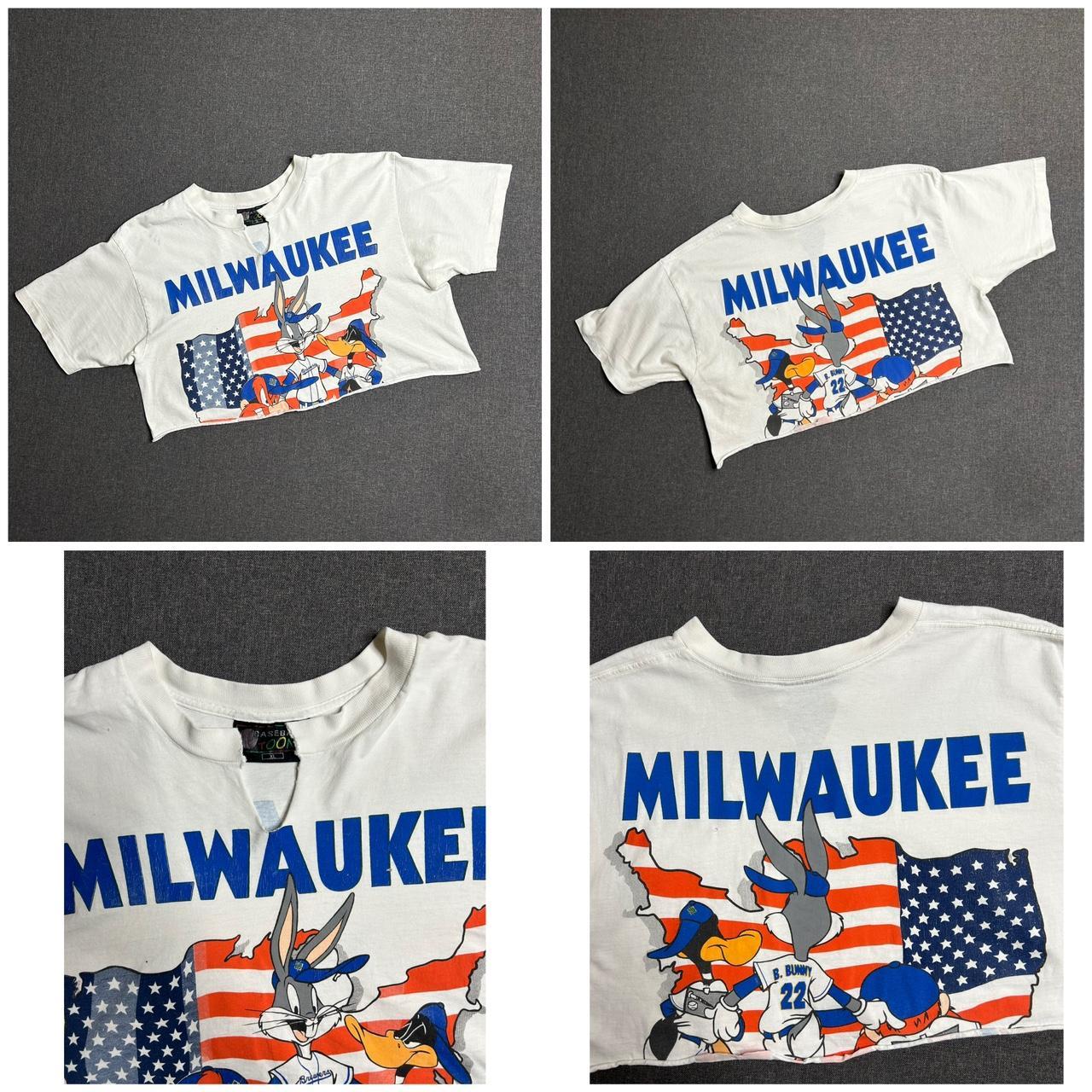 Tops  Vintage Looney Tunes Milwaukee Brewers Shirt Milwaukee