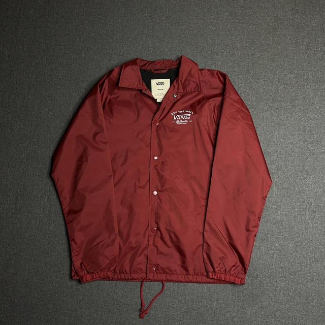 Red vans sale windbreaker