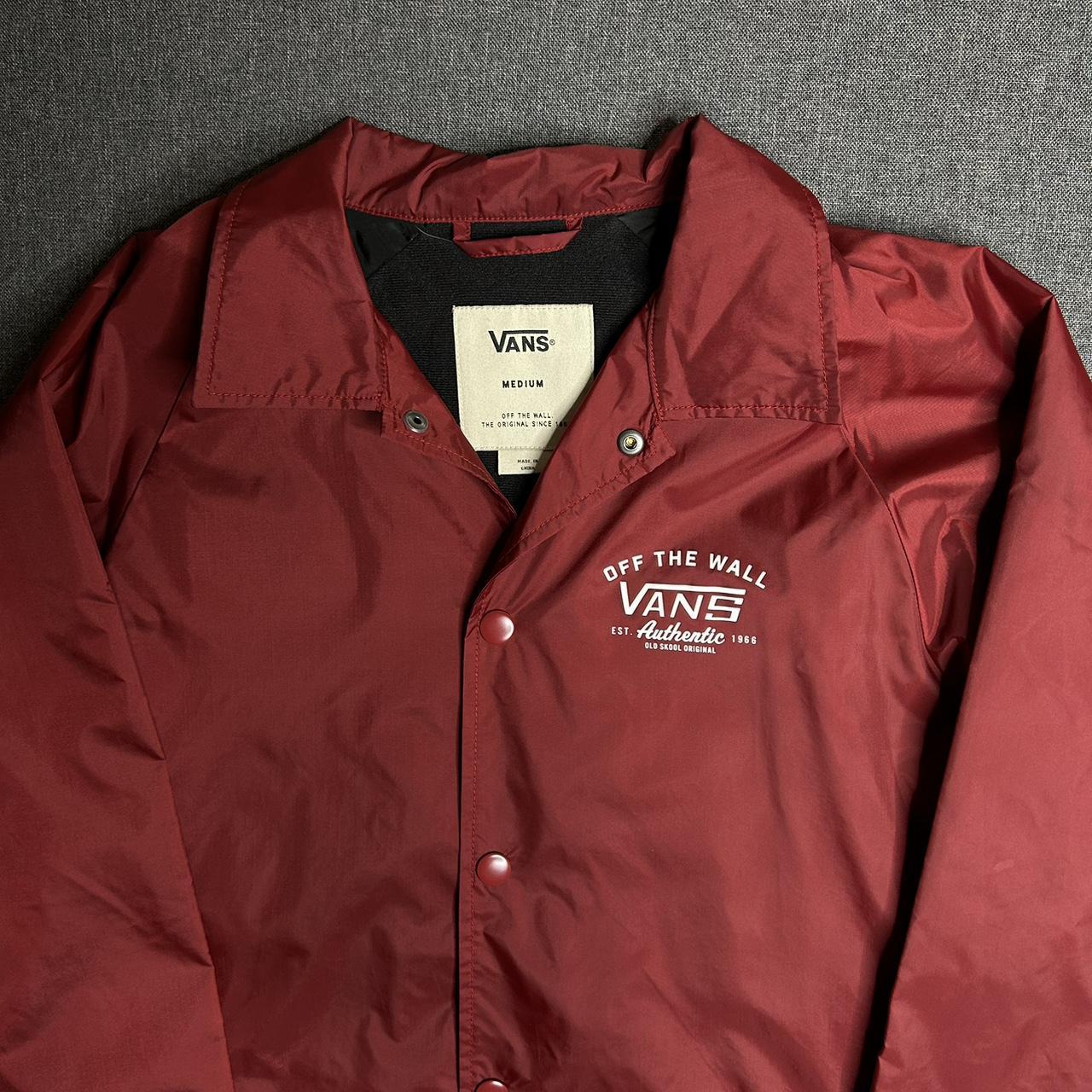 Red vans shop jacket