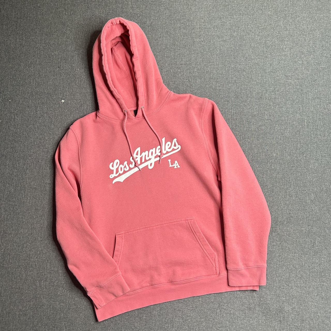 Stussy Los Angeles La Pink Hoodie, Size: M-( 19” x...