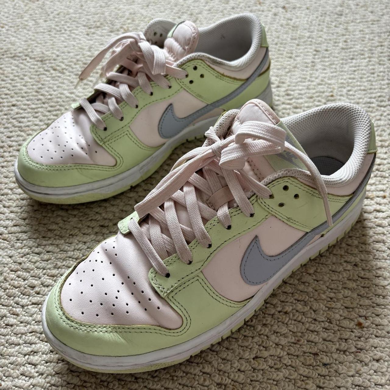 nike dunk low ice lime