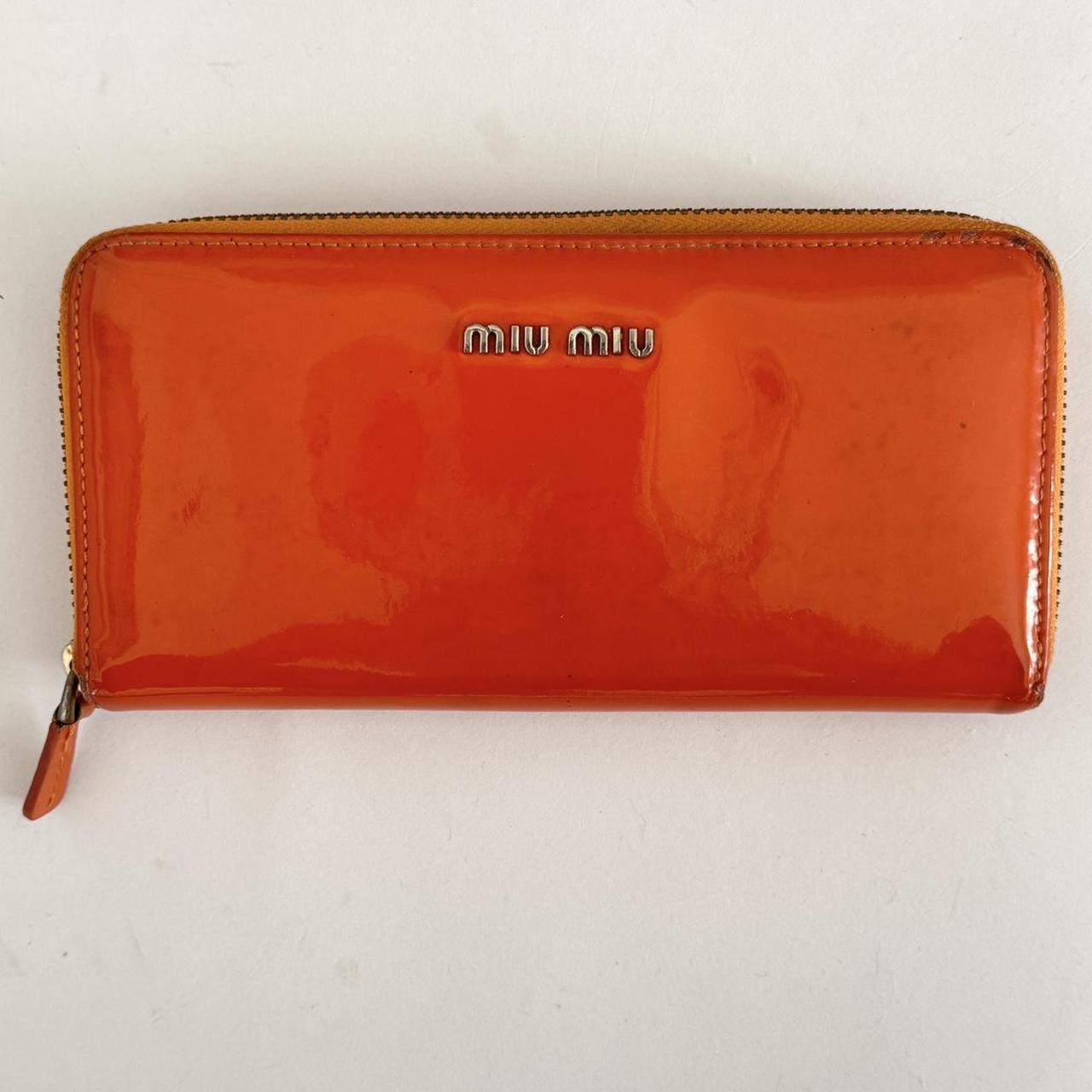 Miu Miu Women's Wallets - Orange – Miu Miu orange… - image 6
