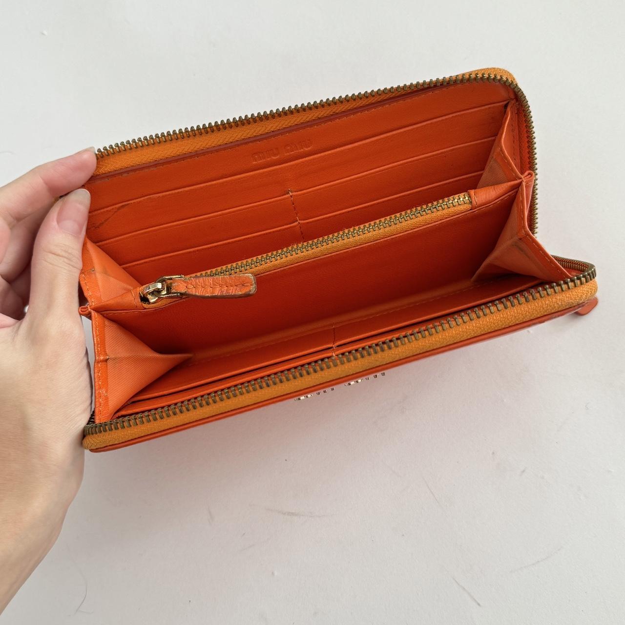Miu Miu Women's Wallets - Orange – Miu Miu orange… - image 3