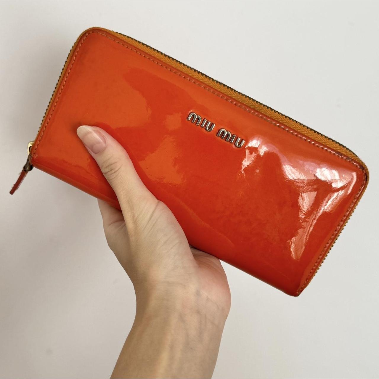 Miu Miu Women's Wallets - Orange – Miu Miu orange… - image 5